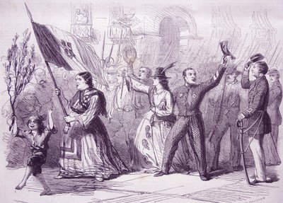 The Revolution in Naples, 1860 by Thomas Nast